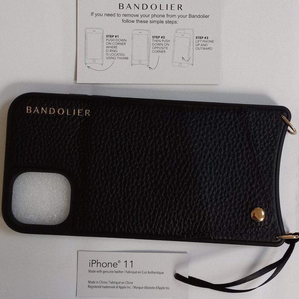 Bandolier Emma iPhone 11 phone case Black/Gold